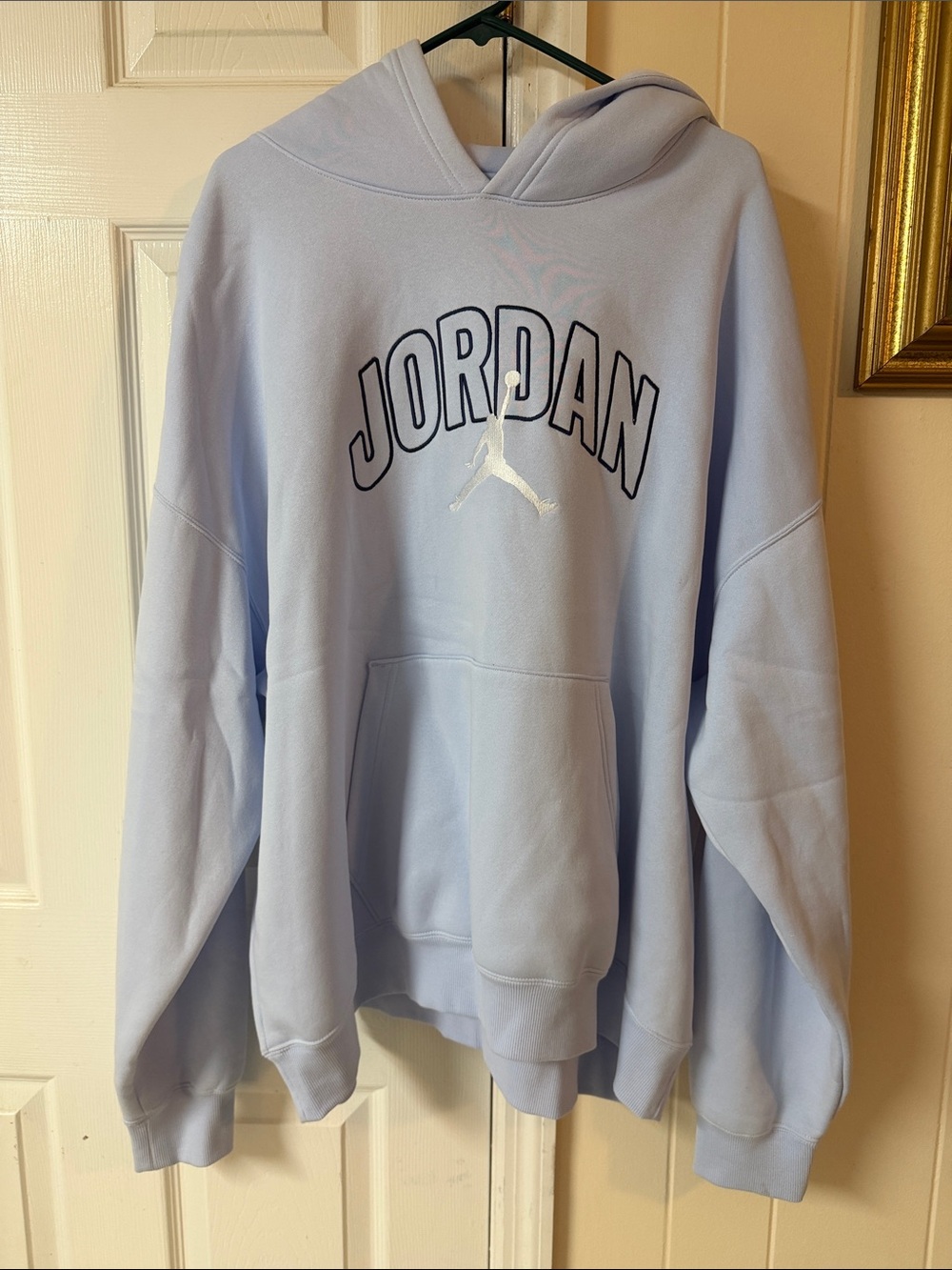 Jordan Light Blue Crewneck Pullover Hoodie